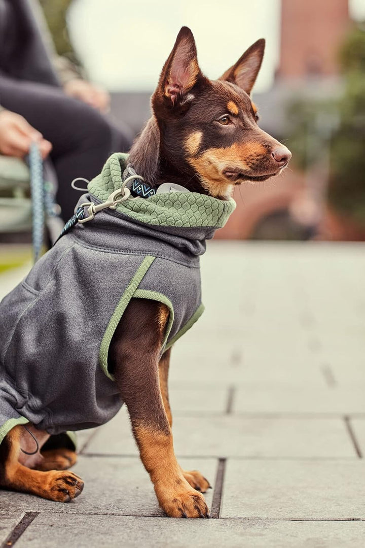 Hurtta Razzle-Dazzle Midlayer Jacke für Hunde, verstellbar, wendbar, Pull On, unter Regenmänteln und