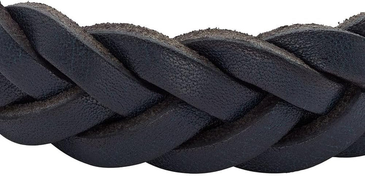 FOSSIL Armband für Männer Leather Essentials, Navy Lederarmband, Länge: 260mm, Breite: 20mm, JF04406