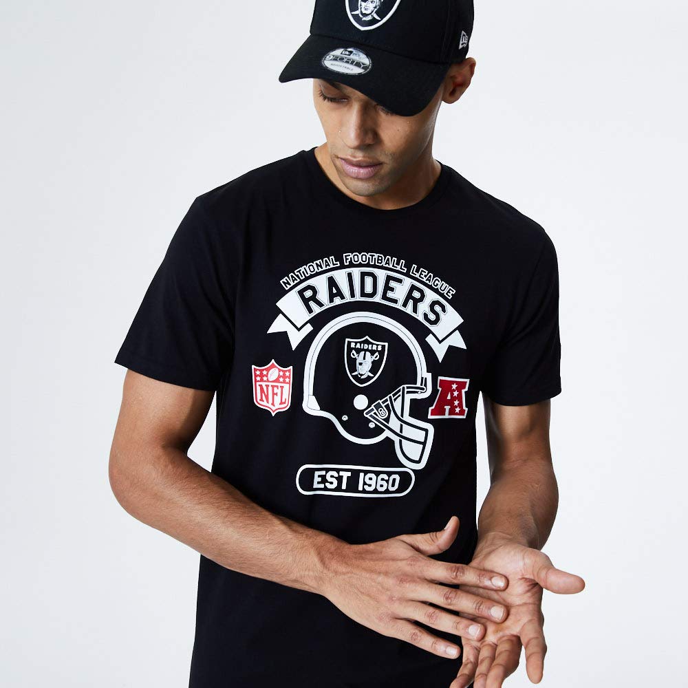 New Era T-Shirt NFL Oakland Raiders M Schwarz, M Schwarz