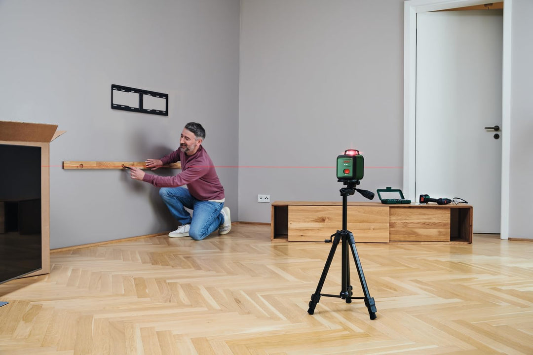 Bosch Linienlaser PLL 360-1 (selbstnivellierender 360°-Linienlaser, ±0,4 mm/m Genauigkeit, 12 m Arbe