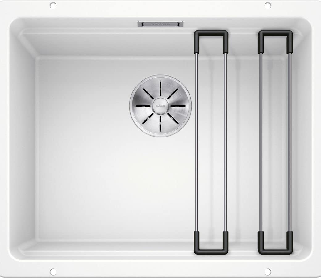 BLANCO ETAGON 500-U | SILGRANIT weiss | Einbauart: Unterbau | ohne Ablauffernbedienung, mit Zubehör