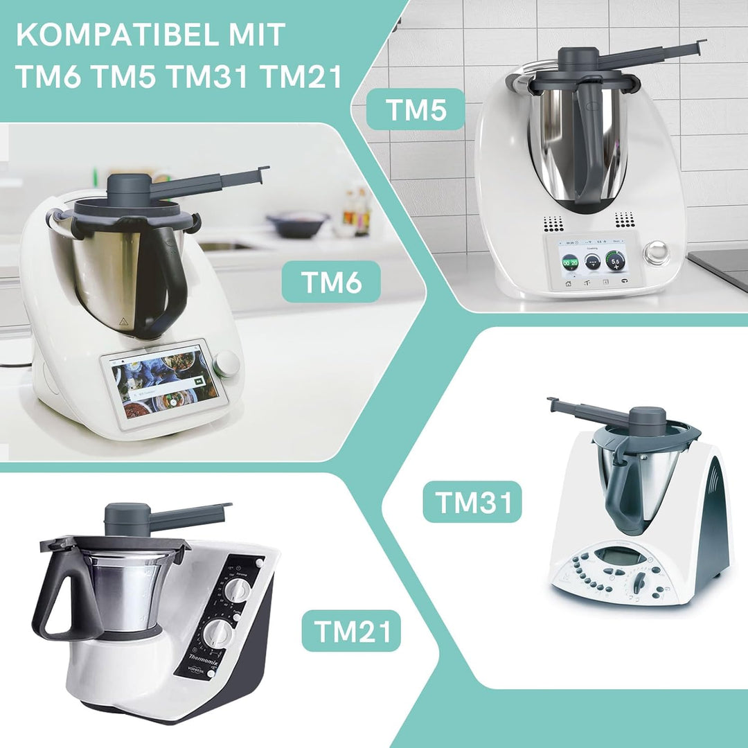 Dampfumleiter für Thermomix TM6 TM5 TM31, Dampfumleitung zum Schutz von Küchen Hängeschränken, Dampf