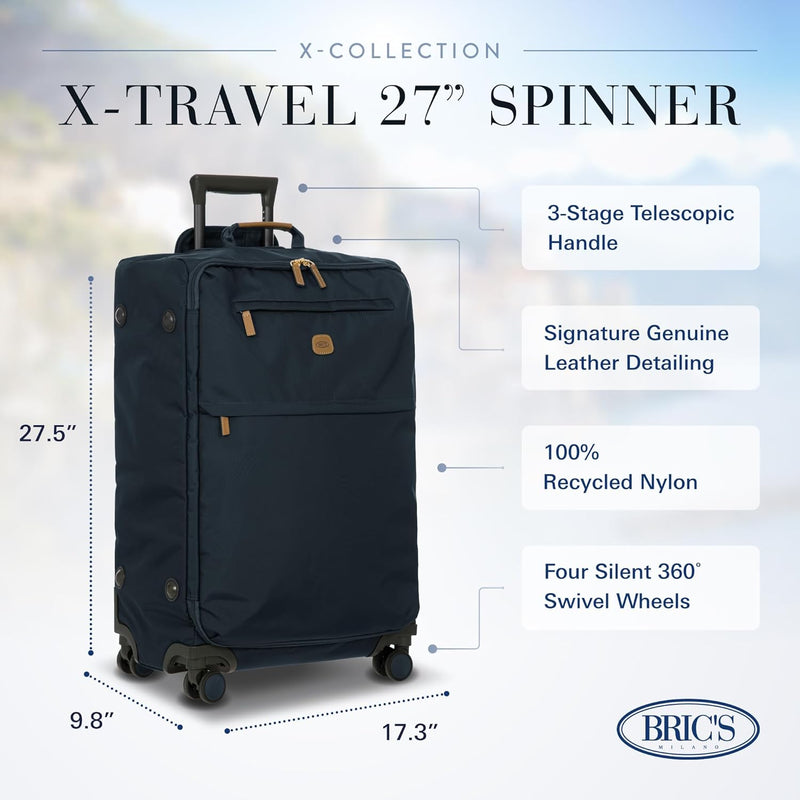 Brics X-Travel - 4-Rollen-Trolley L 71 cm Ocean Blue, Ocean Blue