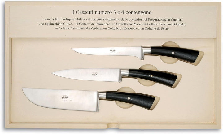 Coltellerie Berti Il Trinciante Geschmiedetes Küchenmesser-Set, komplett