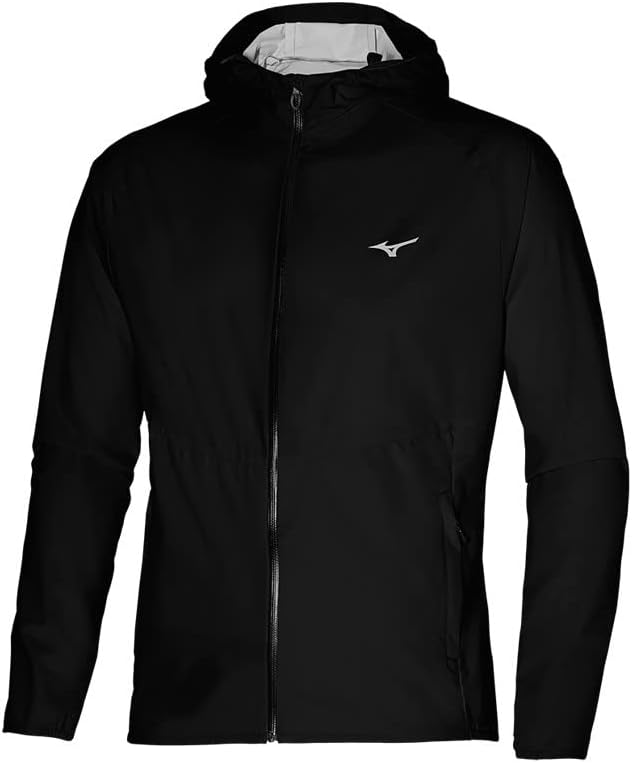 Mizuno Herren Laufjacke M Schwarz, M Schwarz