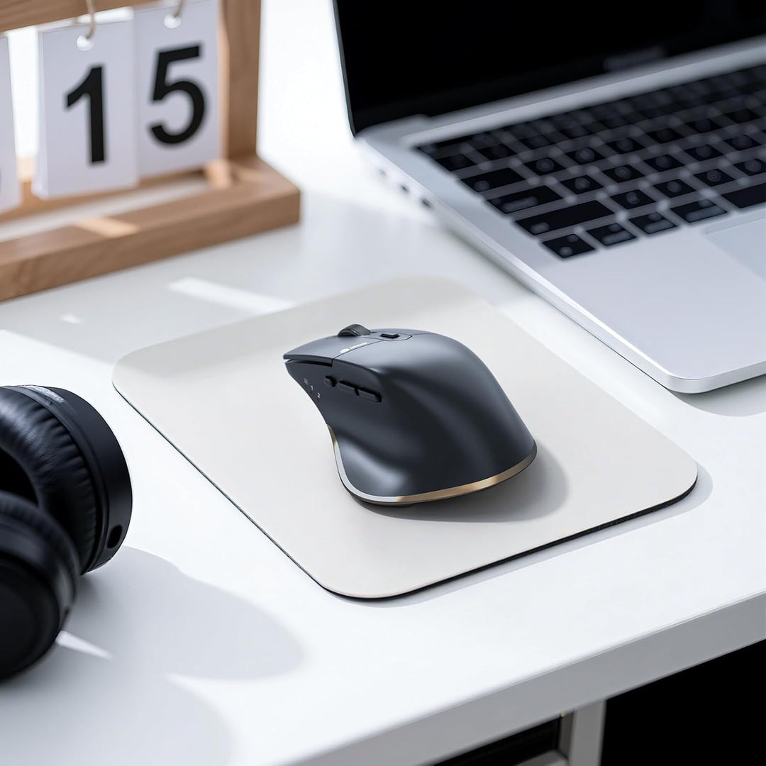 Bluetooth Maus, iClever Rechargeable Ergonomiche Maus Kabellose Mouse, Wiederaufladbarer Akku, Multi