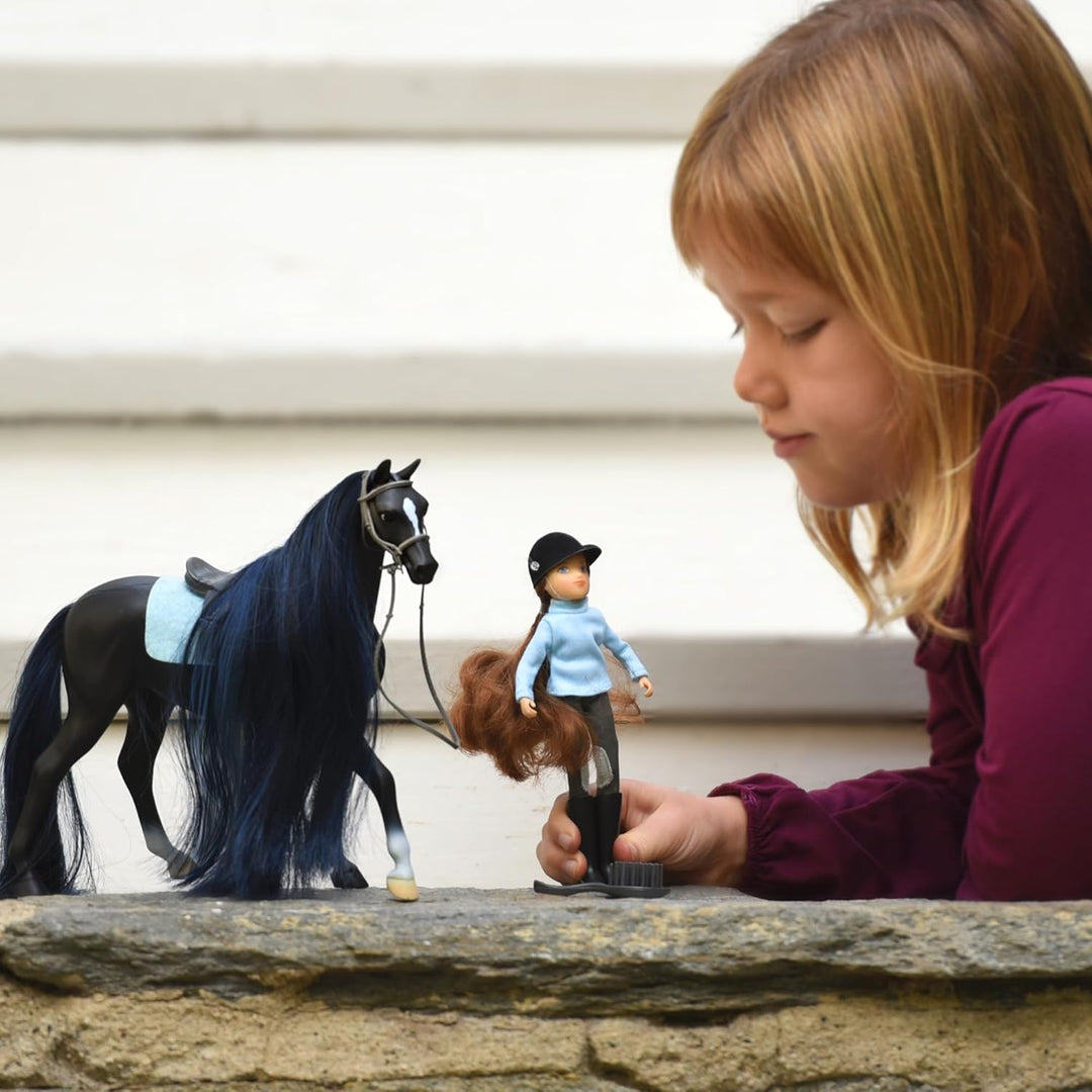 Breyer 90.61145 Jet & English Rider, Charlotte Modern, Modern