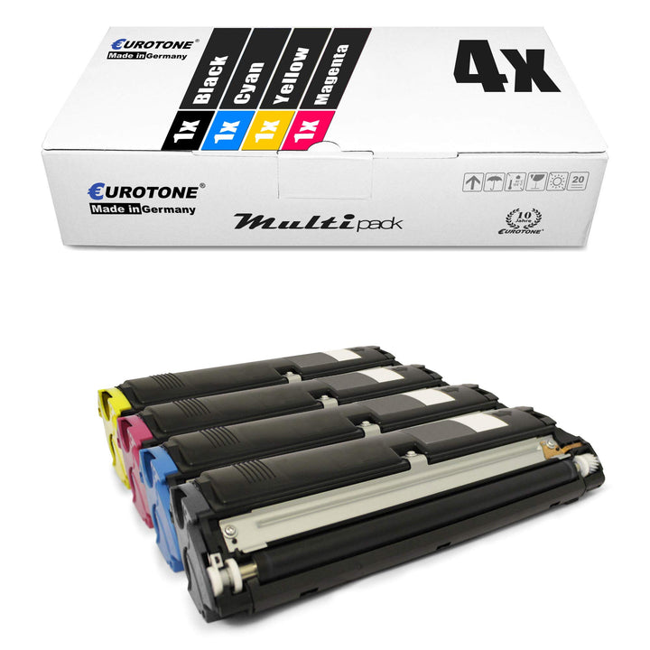 Eurotone 4X Müller Printware Toner für Konica Minolta Magicolor 2400 2430 2450 2480 2490 2500 2530 2