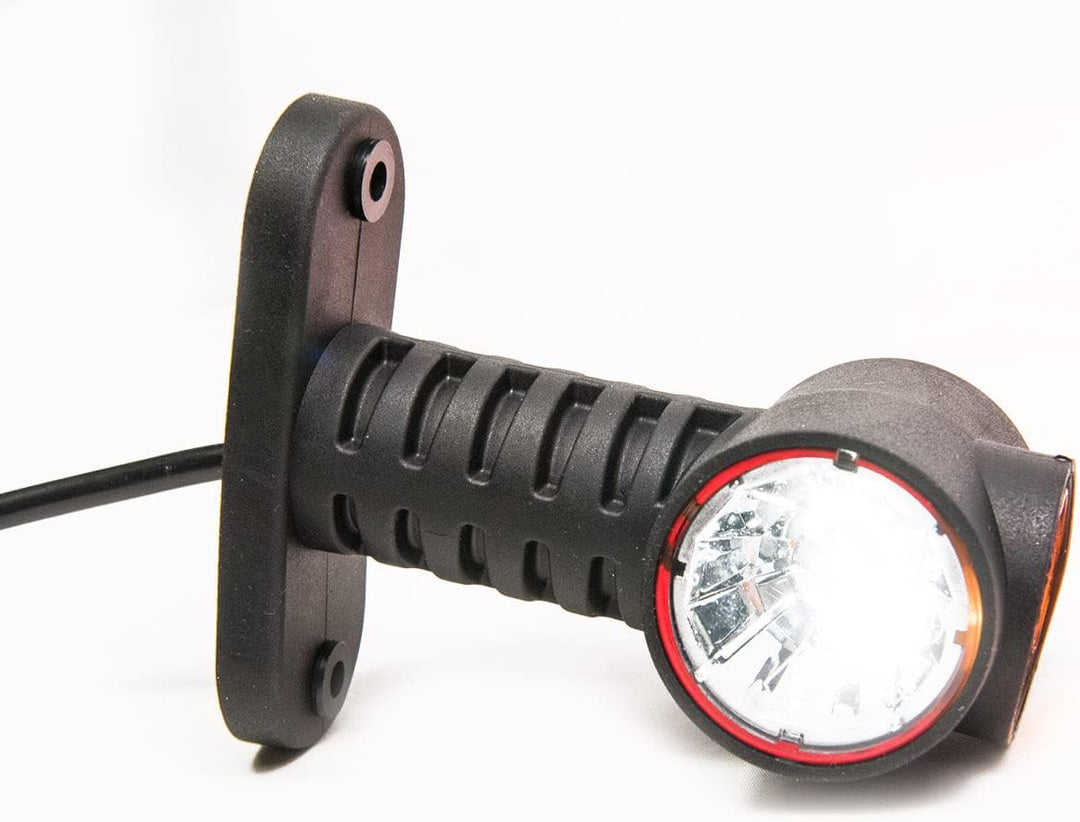 2 x LED Gummi Begrenzungsleuchte Seitenleuchte 12V 24V mit E-Prüfzeichen Positionsleuchte Auto LKW P