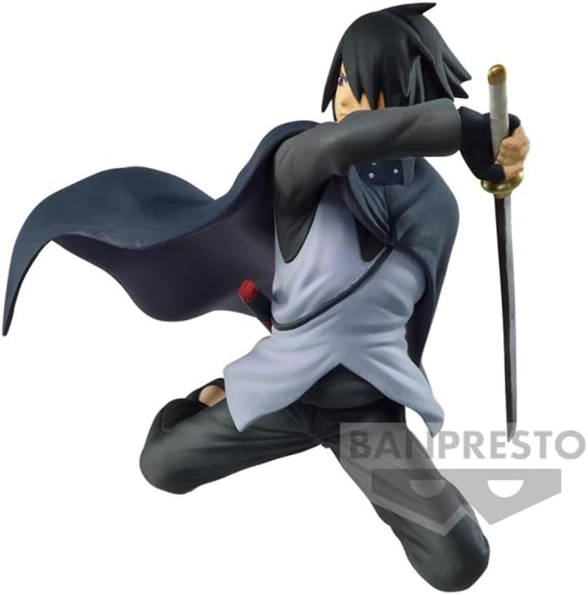 Banpresto Unisex Kinder Boruto-Uchiha Sasuke-Figur Vibration Sterne 14cm, Multi-Coloured, Estándar