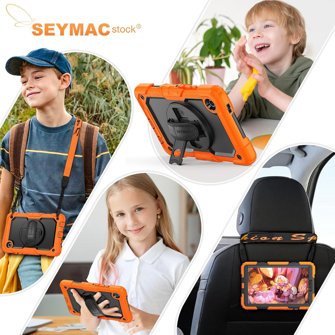 SEYMAC stock Hülle für Samsung Galaxy Tab A11/A9 8,7 Zoll 2025/2023, Stossfeste Hülle mit Displaysch