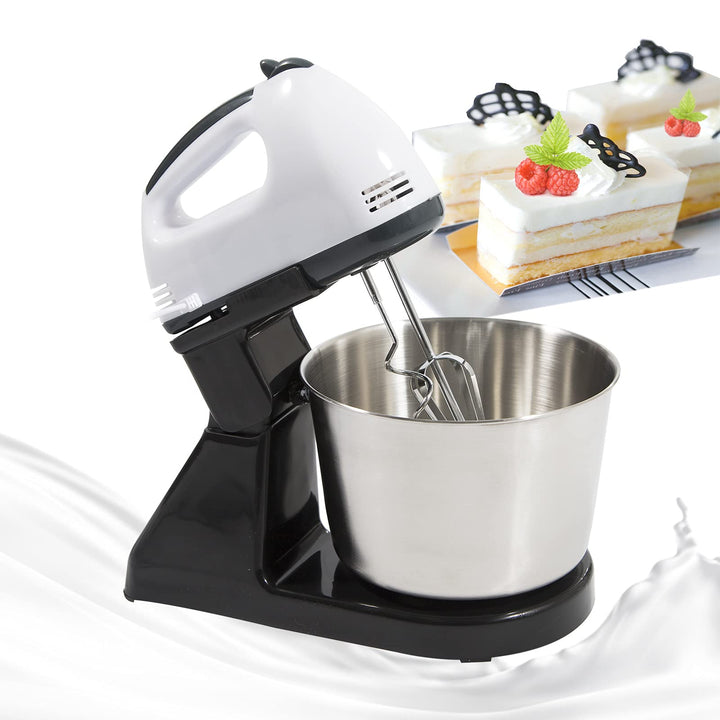 1.7L Küchenmaschine Dough mixer, 100W Kneading Machine Knetmaschine 7 Geschwindigkeiten einstellbar,