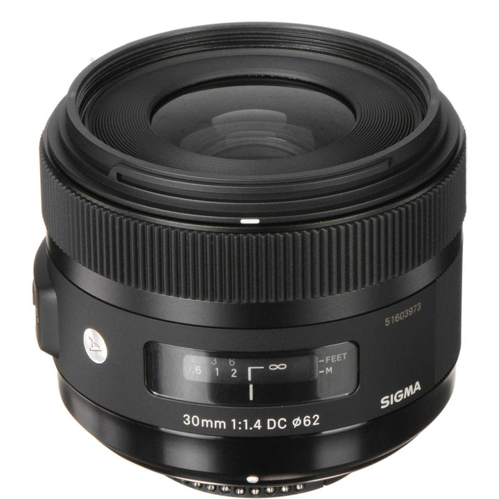 Sigma 30mm F1,4 DC HSM Art Objektiv für Nikon F Objektivbajonett für Nikon Single, für Nikon Single