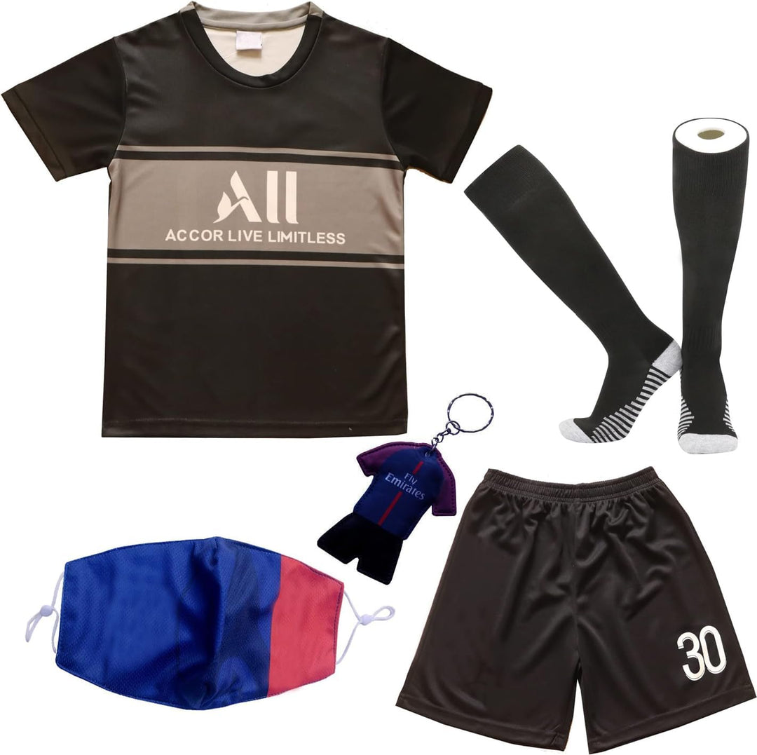 Miami Paris #10#30 2023/2024 Heim Trikot Shorts und Socken Kinder und Jugend Grösse 28 (11-12 Jahre)