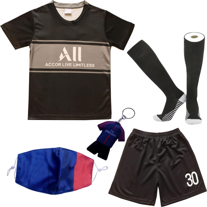 Miami Paris #10#30 2023/2024 Heim Trikot Shorts und Socken Kinder und Jugend Grösse 28 (11-12 Jahre)