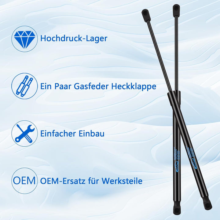 2Pcs Gasfeder Heckklappendämpfer für Mercedes-Benz C-Klasse T-Model S204 160 180 200 220 230 250 280