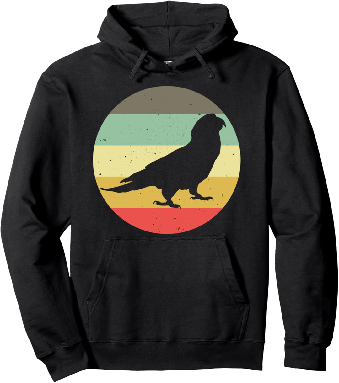 Retro Papagei Vogel Haustier - Vintage Papagei Pullover Hoodie