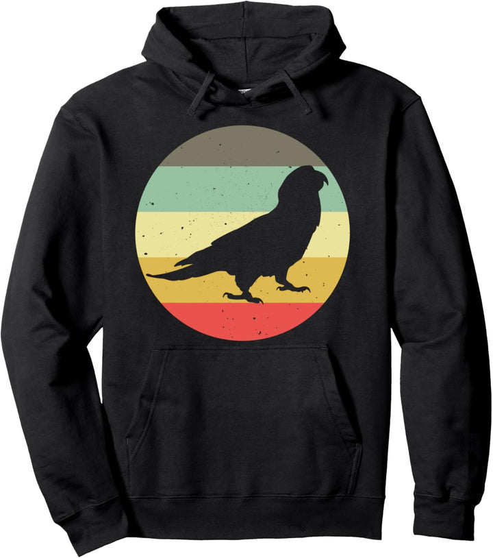 Retro Papagei Vogel Haustier - Vintage Papagei Pullover Hoodie