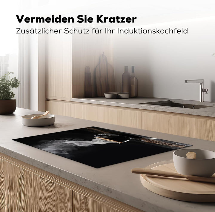 KitchenYeah© Herdabdeckplatte Einteilig Ceranfeld Abdeckplatte Küche Deko Ceranfeldabdeckung Herdabd