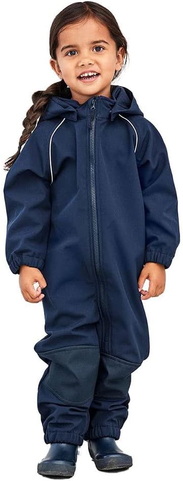 NAME IT Unisex Nmnalfa Softshell Suit Solid Fo Noos Regenanzug 116 Dark Sapphire, 116 Dark Sapphire