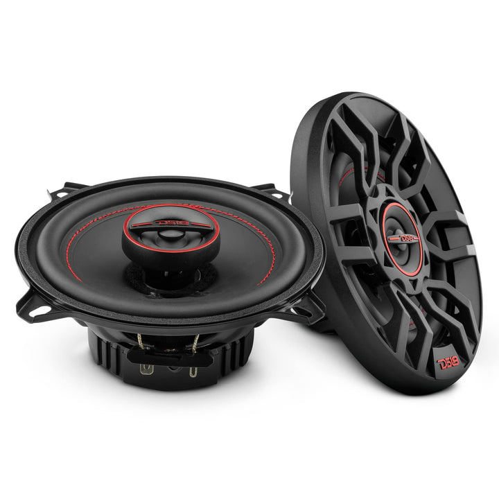 DS18 GEN-x5.25 5,25 Zoll 135 Watt 2-Wege-Koaxial-Lautsprecher mit Mesh-Gitter 4-Ohm - als EIN Paar v