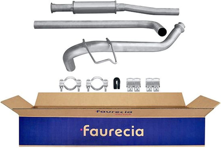 HELLA 8LC 366 025-591 Mittelschalldämpfer - Easy2Fit Kit - mitte - dreiteilig - Set mit Anbauteilen