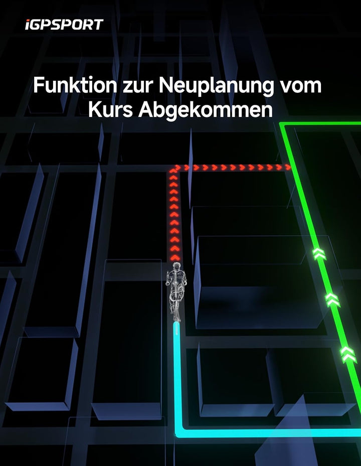 iGPSPORT BiNavi Fahrradcomputer Kabellos, 3,5&