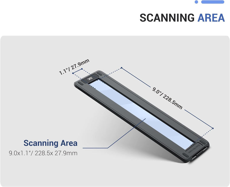 JJC 35mm Filmhalter Negativ Foto Scannen Maske Streifenhalter Abdeckung für Flachbett-Scanner mit Hi