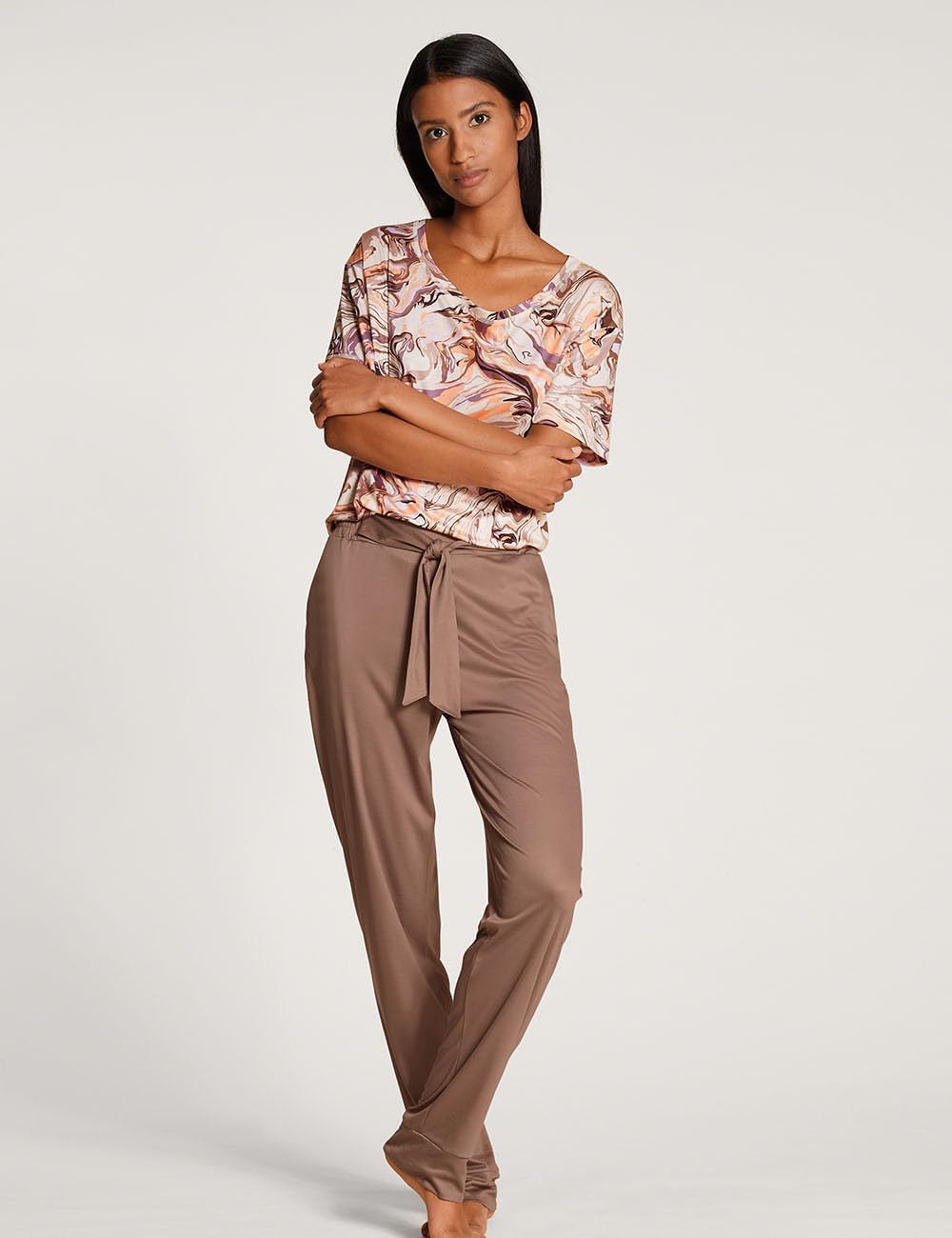 CALIDA Circular Sleep Hose Damen 32W Truffle Brown, 32W Truffle Brown