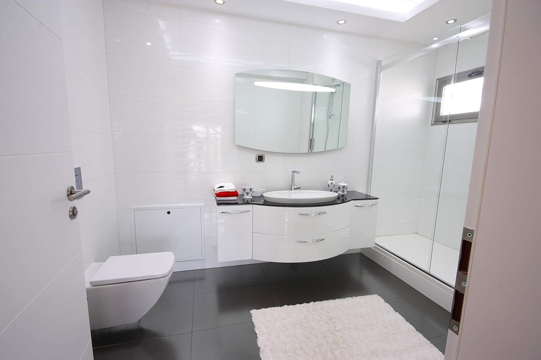 CAIRCON 2K Fliesenlack Bodenfliesen Fliesenfarbe Wand Küche Bad Basaltgrau - 5Kg 5 kg (1er Pack) Bas