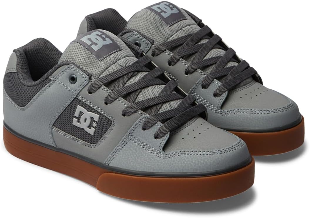 DC SHOES Pure Herren Sneaker, D0300660 39 EU Carbon Gum, 39 EU Carbon Gum