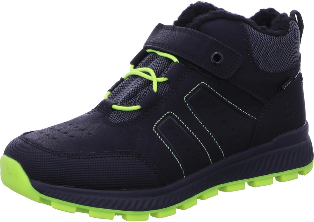 s.Oliver Jungs Sneaker hoch mit Klettverschluss Gefüttert 34 EU Schwarz, 34 EU Schwarz