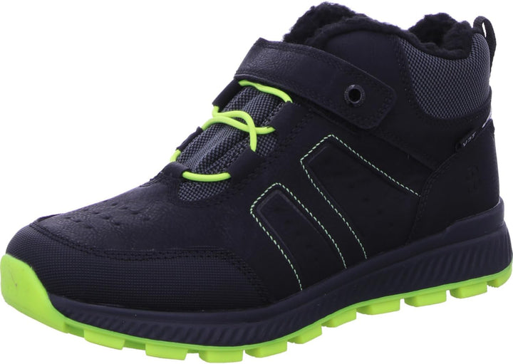 s.Oliver Jungs Sneaker hoch mit Klettverschluss Gefüttert 34 EU Schwarz, 34 EU Schwarz