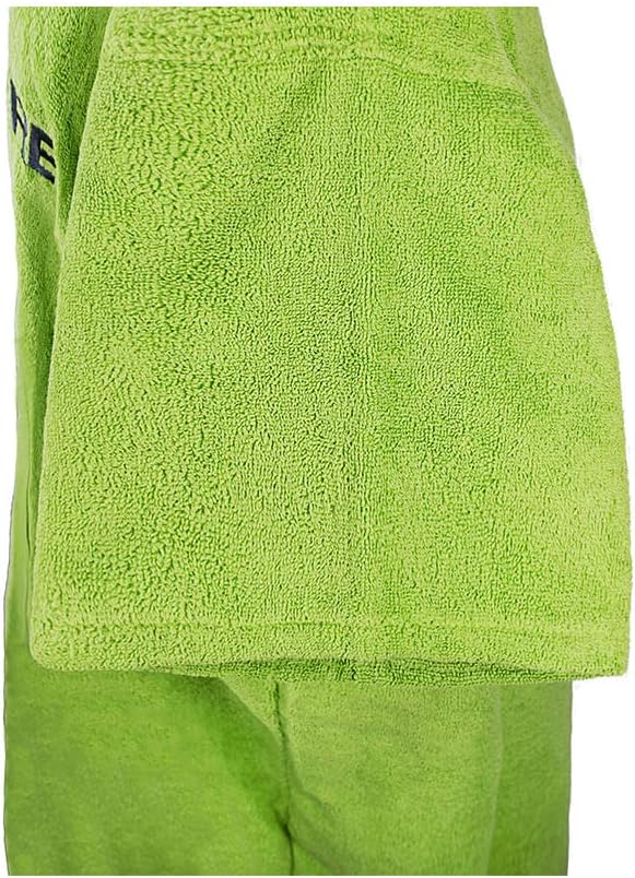 ATLANTIC SHORE | Surf Poncho | Badeponcho mit Kapuze aus 100% Baumwolle | Unisex | Basic für Erwachs