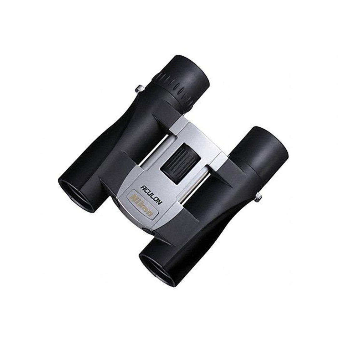 Nikon Aculon A30 10X25 Fernglas (10-fach, 25mm Frontlinsendurchmesser) silber silber 10x25 Single, s