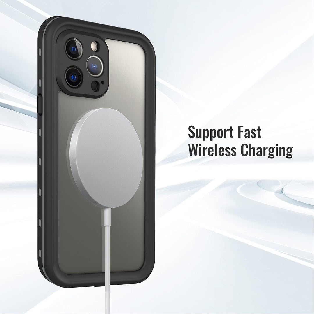 Transy Wasserdichte iPhone 13 Pro Max Hülle – Ganzkörperschutz Hülle für iPhone 13 Pro Max 6,7 Zoll