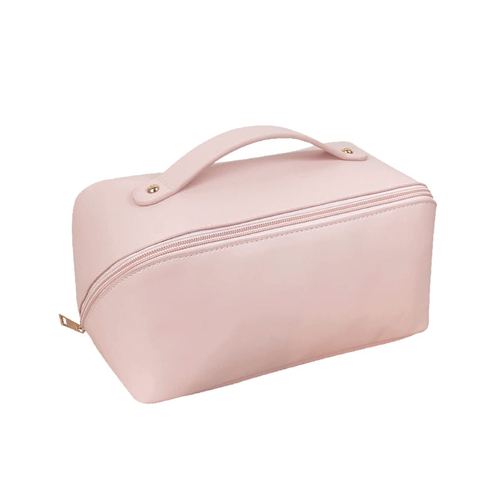 Grosse Kapazität Kosmetiktasche Wasserdicht Kulturtasche Leder Schminktasche Multifunktions Kulturbe