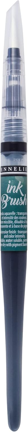 SENNELIER 10-131695-807 Tintenpinselstift Pinselstift, Synthetik Papier, Intensives Grün, 0.22 oz 0.