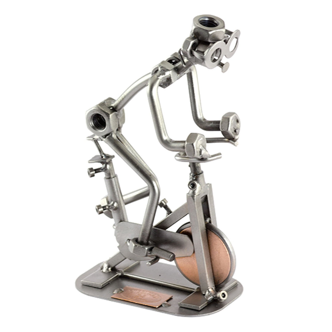 Steelman24 I Schraubenmännchen Spinning I Made in Germany I Handarbeit I Geschenkidee I Stahlfigur I