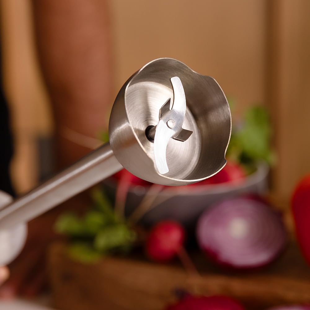 Cecotec Power Pulsar 2300MAX Handmixer Cream & Crush, max. Leistung 2300 W, 4-Blatt-Klingen mit schw