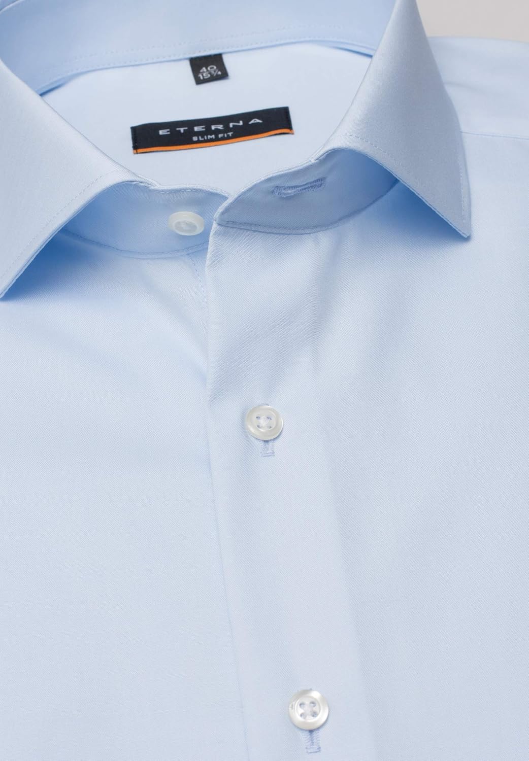 ETERNA Herren Original Shirt Slim FIT 44 Hellblau, 44 Hellblau