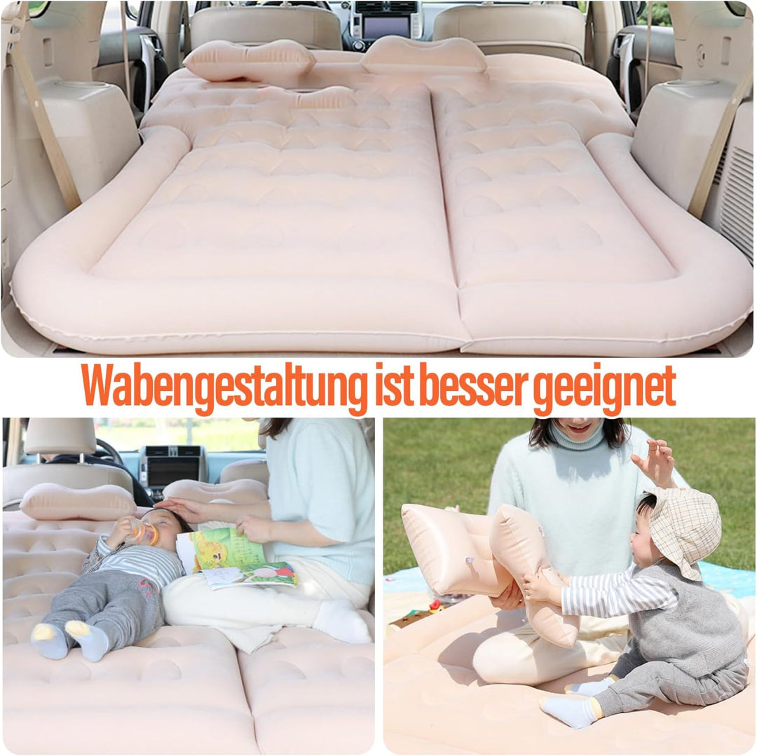 Ergocar Auto Luftmatratze SUV Aufblasbare Matratze mit Pumpe MPV Air Bett Camping Auto Kissen Erhöht