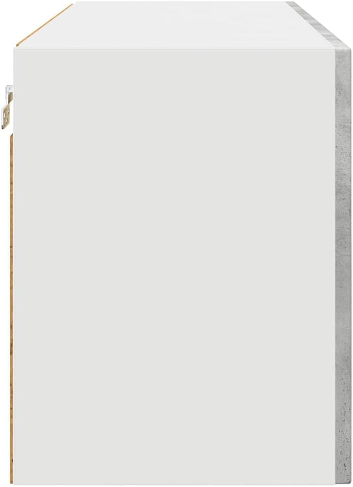 vidaXL Geschirrspülerfront Kalmar Beton Grau 80 x 31 x 40 cm, Eleganter moderner Küchenregal, grosse