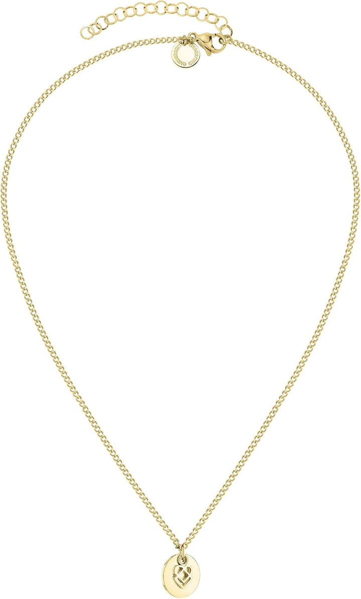 Halskette mit Anhänger, Gold