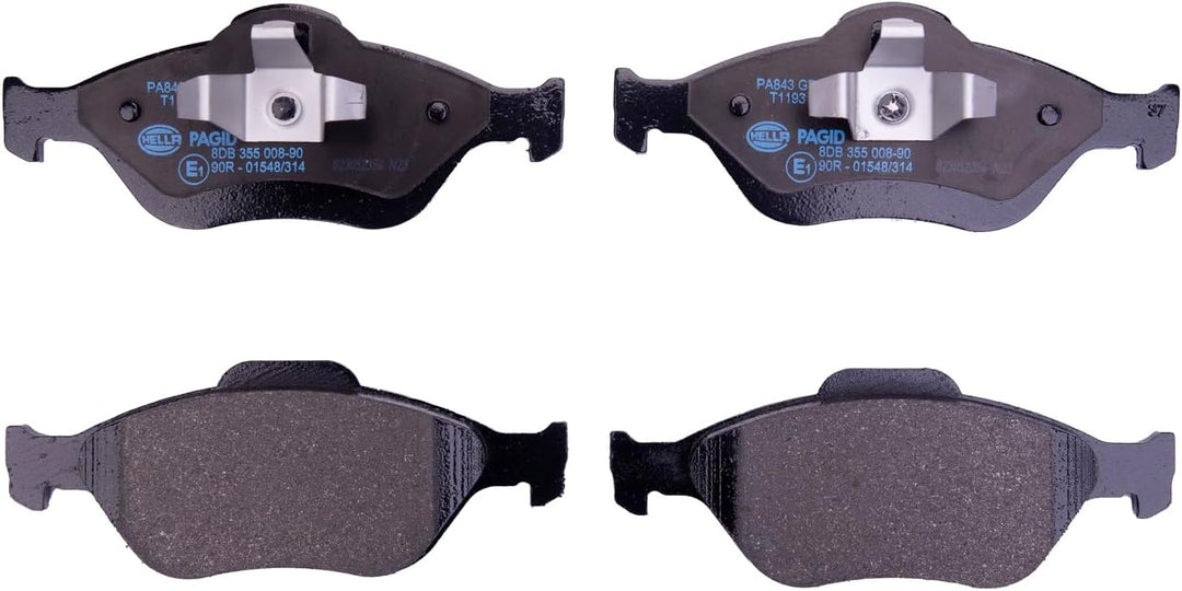 HELLA PAGID 8DB 355 008-901 Bremsbelagsatz - T1193 - Dicke/Stärke: 18.8mm - Bremssystem: Teves - nic