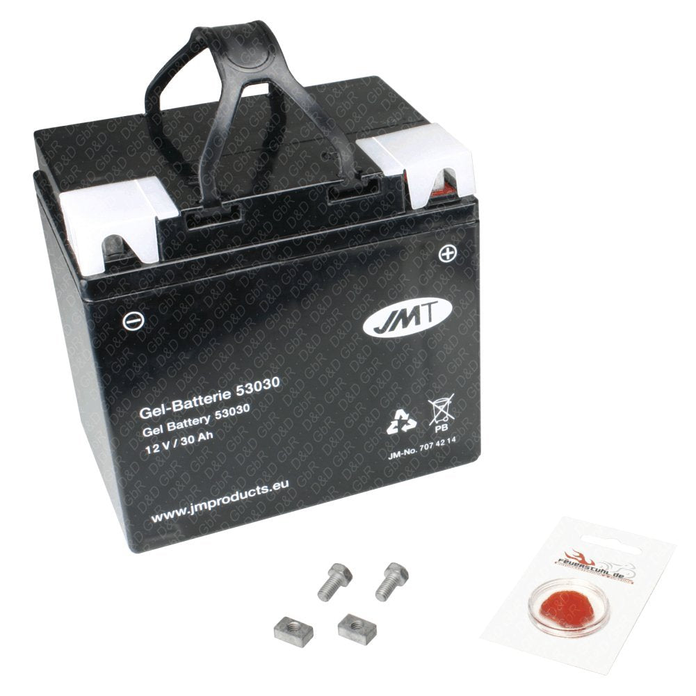 Gel-Batterie für BMW R 100 R Mystic, 1993-1996 (247E), wartungsfrei, 28 Ah, inkl. Pfand €7,50