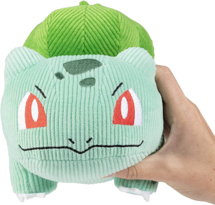 Pokémon Select PKW2993 - Bisasam Kord-Plüsch 20 cm, offizielles Plüsch Bisasam (Grün), Bisasam (Grün