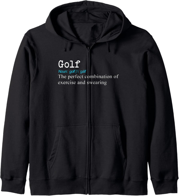 Lustiges Golfwörterbuch Definition für Golfer Geschenk Kapuzenjacke