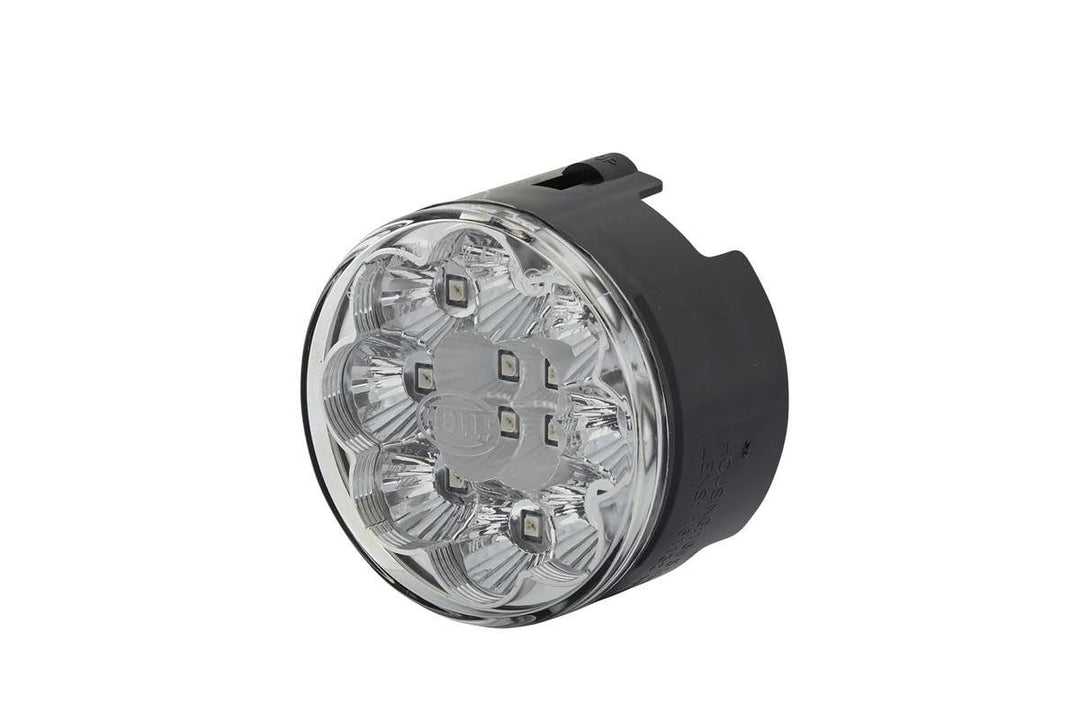 HELLA - Blinkleuchte - LED - 12V - Einbau/Schraubanschluss - Lichtscheibenfarbe: glasklar - hinten/l