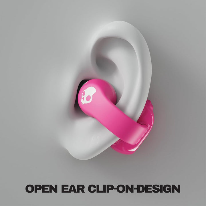 Skullcandy Push 720 Open Wireless Open Ear Bluetooth Earbuds, Headphones, Waterproof, Clip-On Lightw
